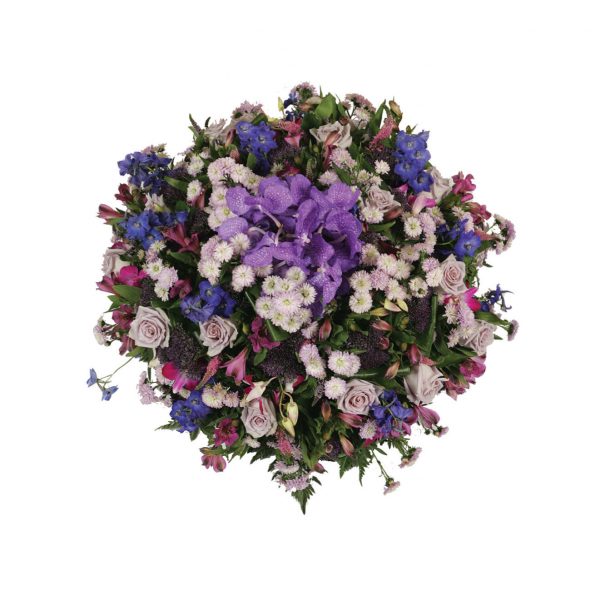 Panier rond parme