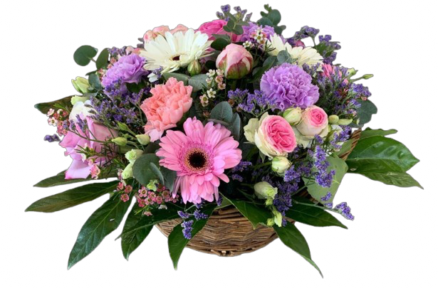 Panier fleuri
