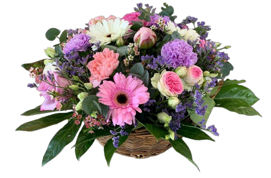 Panier fleuri