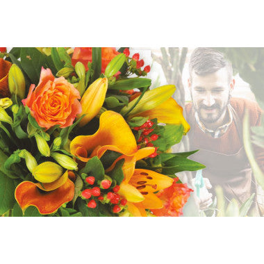 Bouquet Surprise du fleuriste Orange