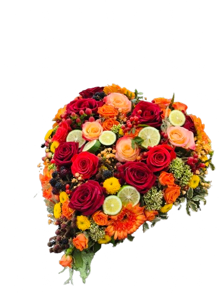 Coeur coloré