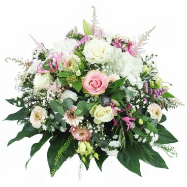 Coussin de fleurs piquées Vénus