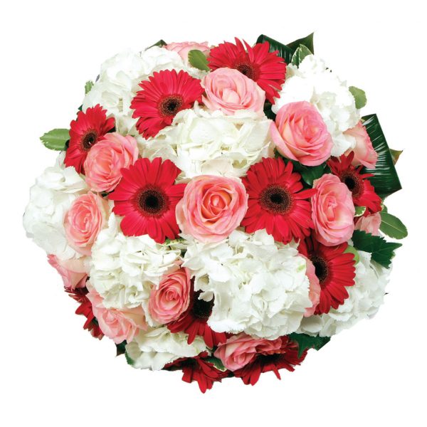 Coussin rond pastel