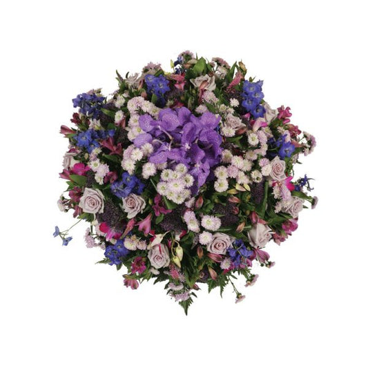 Panier rond parme