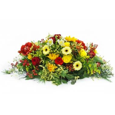 Raquette fleurs colorées Thucydide