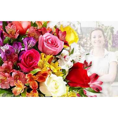 Bouquet Surprise du fleuriste Coloré